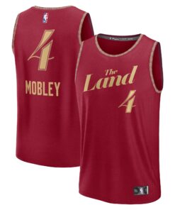 Evan Mobley Cleveland Cavaliers Fanatics Fast Break Jersey - Wine - City Edition