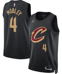 Evan Mobley Cleveland Cavaliers Jordan Brand Unisex Swingman Jersey - Statement Edition - Black