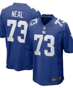 Evan Neal New York Giants  Women_s Game Player Jersey  Royal