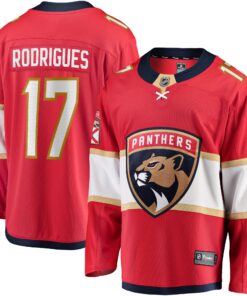 Evan Rodrigues Florida Panthers Fanatics Home Breakaway Jersey  Red