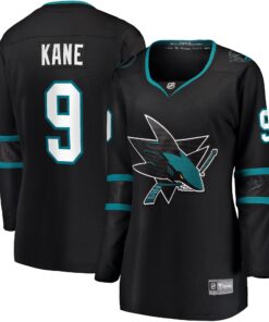 Evander Kane San Jose Sharks Fanatics Women_s Alternate Premier Breakaway Jersey  Black