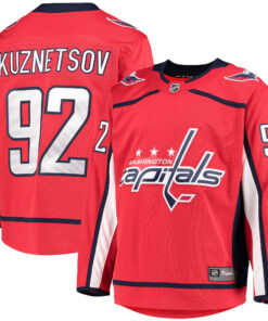 Evgeny Kuznetsov Washington Capitals Fanatics Home Premier Breakaway Player Jersey  Red