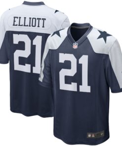 Ezekiel Elliott Dallas Cowboys  Alternate Game Team Jersey  Navy