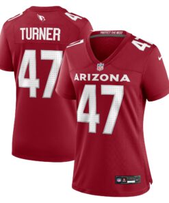 Ezekiel Turner Arizona Cardinals  Women_s Team Game Jersey   Cardinal