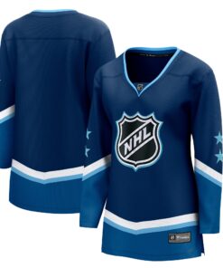 Fanatics Women_s 2022 NHL AllStar Game Western Conference Breakaway Jersey  Blue