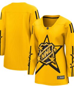  Fanatics Women_s 2024 NHL AllStar Game Breakaway Jersey  Yellow
