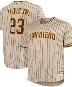Fernando Tatis Jr. San Diego Padres Big amp Tall Replica Player Jersey  Sand