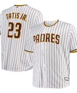 Fernando Tatis Jr. San Diego Padres Big amp Tall Replica Player Jersey  White