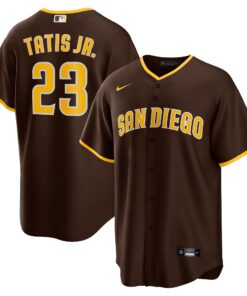 Fernando Tatis Jr. San Diego PadresAlternate Replica Player Jersey  Brown