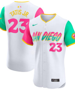 Fernando Tatis Jr. San Diego PadresCity Connect Elite Player Jersey  White