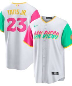 Fernando Tatis Jr. San Diego PadresCity Connect Replica Player Jersey  White
