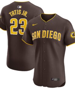 Fernando Tatis Jr. San Diego PadresRoad Elite Player Jersey  Brown