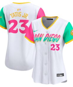 Fernando Tatis Jr. San Diego PadresWomen_s City Connect Limited Player Jersey  White