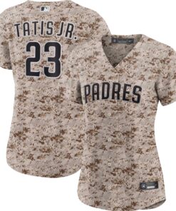 Fernando Tatis Jr. San Diego PadresWomen_s USMC Alternate Replica Player Jersey  Camo
