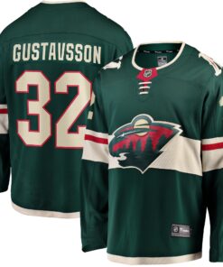 Filip Gustavsson Minnesota Wild Fanatics Home Breakaway Player Jersey  Green