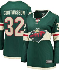 Filip Gustavsson Minnesota Wild Fanatics Women_s Home Breakaway Player Jersey  Green