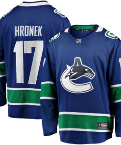 Filip Hronek Vancouver Canucks Fanatics Home Breakaway Jersey  Blue