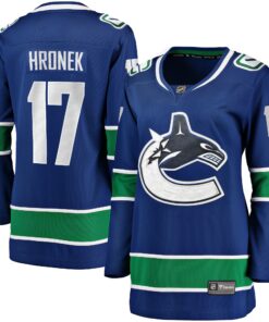 Filip Hronek Vancouver Canucks Women_s Fanatics Home Breakaway Jersey  Blue