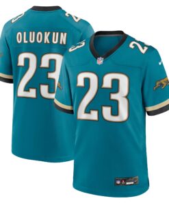Foye Oluokun Jacksonville Jaguars  Prowler Throwback Player Game Jersey  Teal