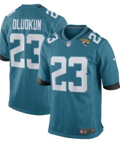Foyesade Oluokun Jacksonville Jaguars  Game Player Jersey  Teal