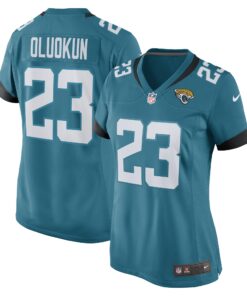 Foyesade Oluokun Jacksonville Jaguars  Women_s Game Player Jersey  Teal