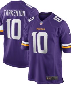 Fran Tarkenton Minnesota Vikings  Game Retired Player Jersey  Purple