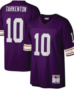 Fran Tarkenton Minnesota Vikings Mitchell amp Ness Legacy Replica Jersey  Purple