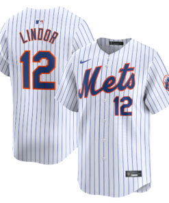 Francisco Lindor New York MetsHome Limited Player Jersey  White