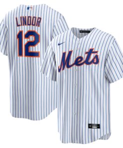 Francisco Lindor New York MetsHome Replica Player Jersey  White