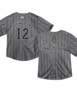 Francisco Lindor New York MetsInfant 2024 City Connect Limited Player Jersey  Graphite