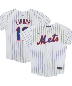 Francisco Lindor New York MetsPreschool Home Game Jersey  White