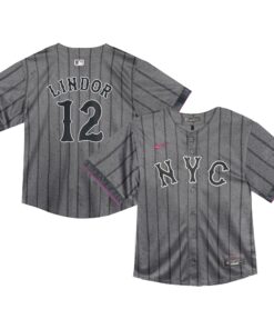 Francisco Lindor New York MetsToddler 2024 City Connect Limited Player Jersey  Graphite