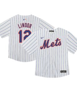 Francisco Lindor New York MetsToddler  Game Jersey  White