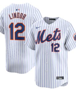 Francisco Lindor New York MetsYouth Home Limited Player Jersey  White