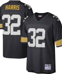Franco Harris Pittsburgh Steelers Mitchell amp Ness Legacy Replica Jersey  Black