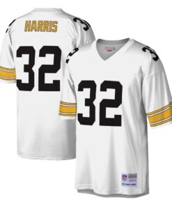Franco Harris Pittsburgh Steelers Mitchell amp Ness Legacy Replica Jersey  White