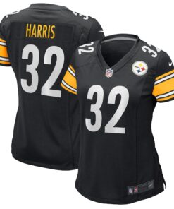 Franco Harris Pittsburgh Steelers  Women_s Game Retired Player Jersey  Black