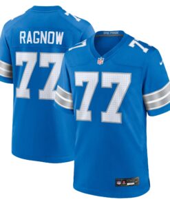 Frank Ragnow Detroit Lions  Team Game Jersey   Blue