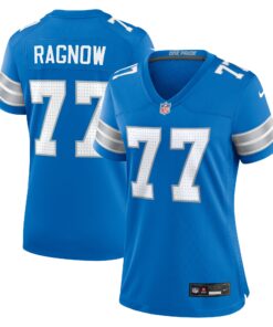 Frank Ragnow Detroit Lions  Women_s Team Game Jersey   Blue