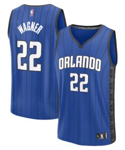 Franz Wagner Orlando Magic Fanatics Youth Fast Break Replica Player Jersey - Statement Edition - Blue