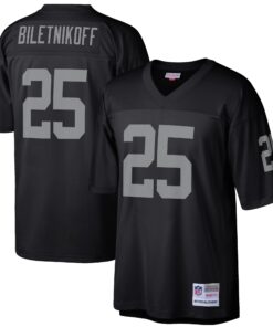 Fred Biletnikoff Las Vegas Raiders Mitchell amp Ness Retired Player Legacy Replica Jersey  Black