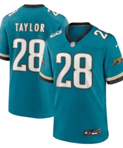 Fred Taylor Jacksonville Jaguars  Prowler Throwback Retired Player Game Jersey  Teal
