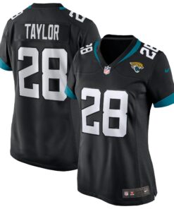 Fred Taylor Jacksonville Jaguars  Women_s Game Retired Player Jersey  Black