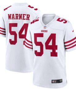 Fred Warner San Francisco 49ers  Player Game Jersey  White