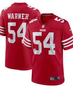 Fred Warner San Francisco 49ers  Women_s Team Game Player Jersey  Scarlet