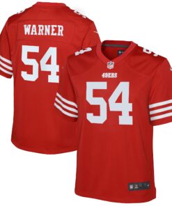 Fred Warner San Francisco 49ers  Youth Game Jersey  Scarlet