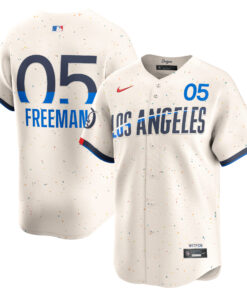 Freddie Freeman Los Angeles Dodgers2024 City Connect Limited Player Jersey  Cream