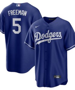 Freddie Freeman Los Angeles DodgersAlternate Replica Player Jersey  Royal