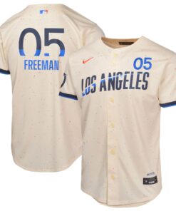 Freddie Freeman Los Angeles DodgersYouth 2024 City Connect Limited Player Jersey  Cream