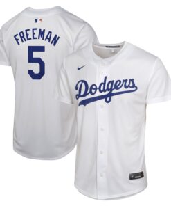 Freddie Freeman Los Angeles DodgersYouth Home Game Player Jersey  White